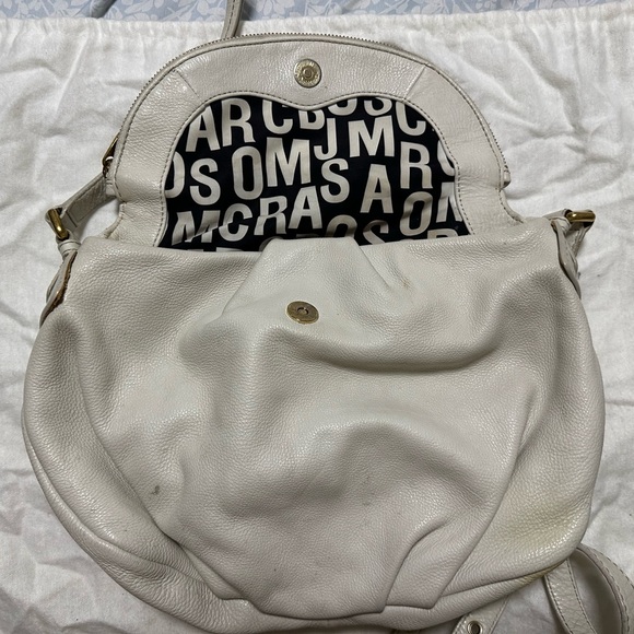 Marc Jacob’s Messenger Crossbody Double Flap Double Zipper Space - Picture 3 of 4